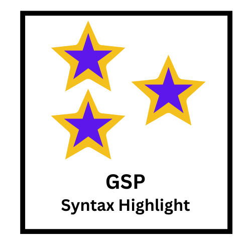 GSP-syntax-highlight
